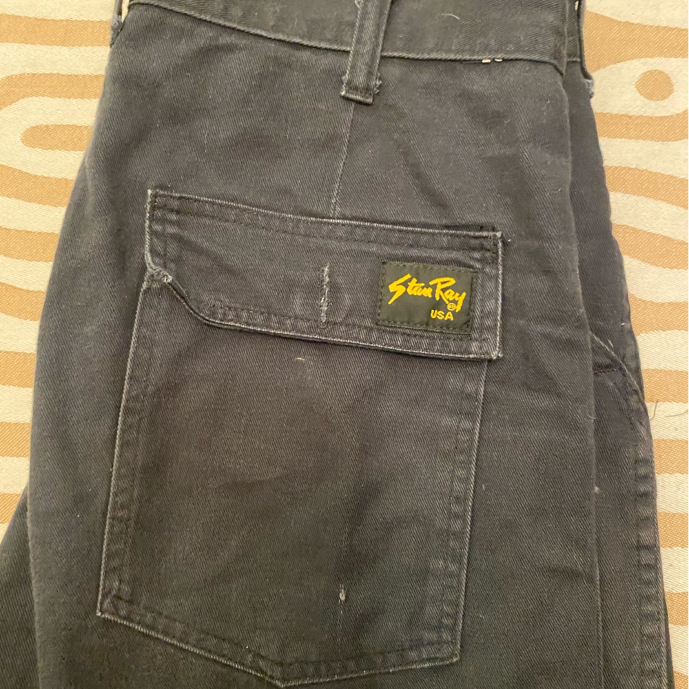 Black Stan rays - tapered fatigues